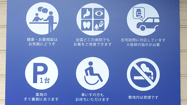 藤原薬局の対応サービス一覧