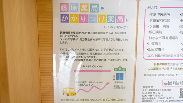 藤原薬局のかかりつけ薬局対応