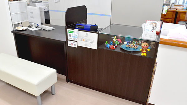 ふくぎ薬局の受付/カウンター