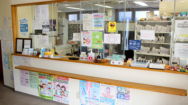 有限会社エメラルド薬局山岸店の受付/カウンター