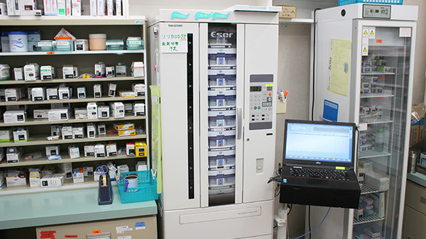 萩の森調剤薬局の調剤器具