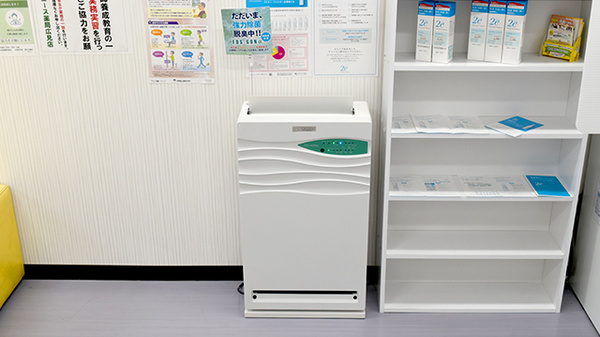 エース薬局広見店の感染予防対策