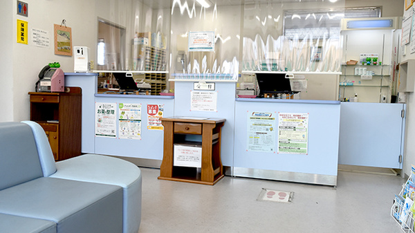 ドリーム調剤薬局恵那店の受付/カウンター
