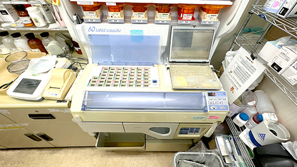 マイはーと薬局の調剤器具