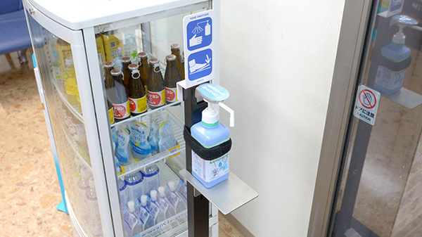 ハシモト薬局三笠店の感染予防対策