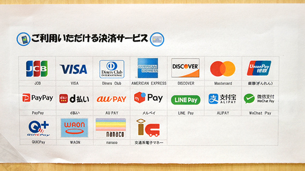 ファースト調剤薬局郡上八幡店のクレカ/電子マネー/スマホ決済対応