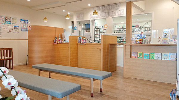 おりーぶ薬局富沢西店の受付/カウンター