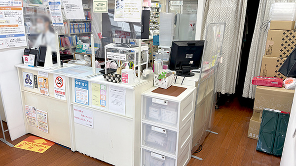 いちご薬局の受付/カウンター