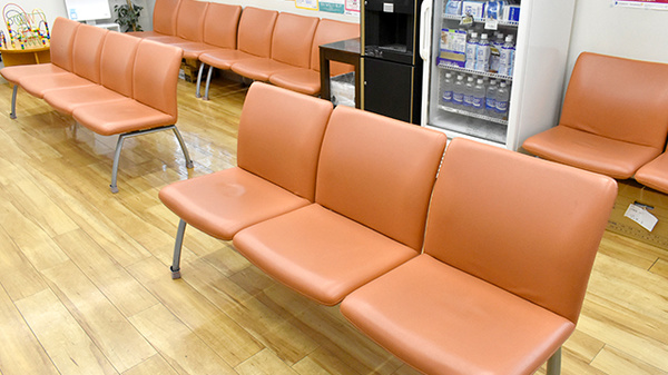 おれんじ薬局の待合スペース