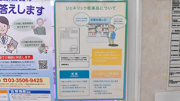 はたけやま薬局のジェネリック対応