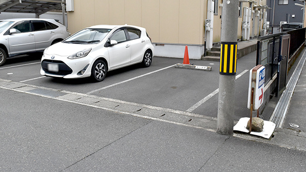 あべ薬局二条店の駐車場