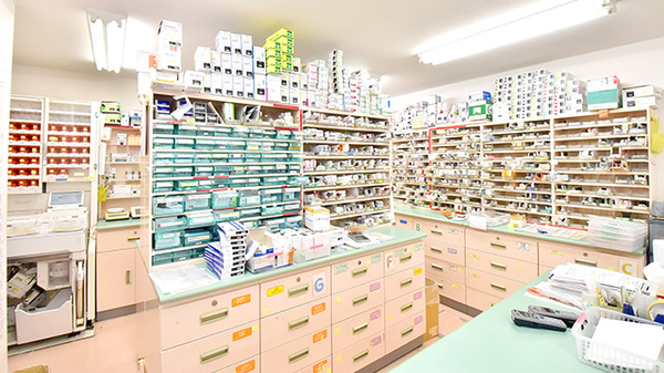 ふじのもり薬局の調剤室