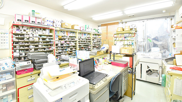 ふたば薬局の調剤室