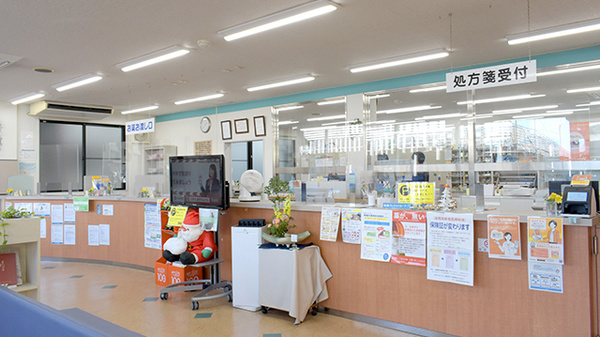 まいづる薬局の受付/カウンター