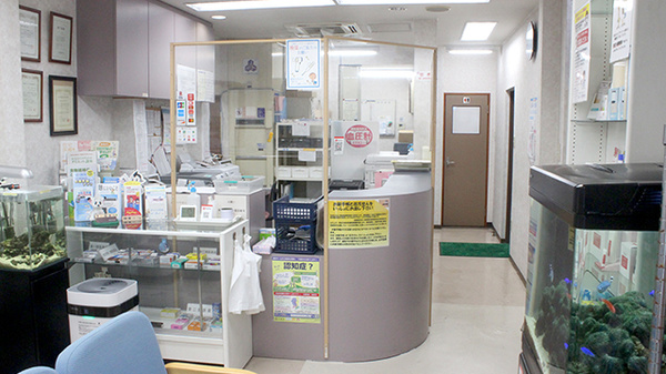 リジョイス薬局山科店の受付/カウンター