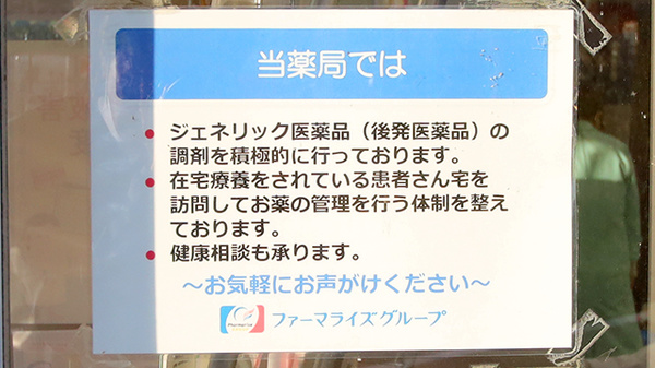 トリム薬局　富岡店の対応サービス一覧