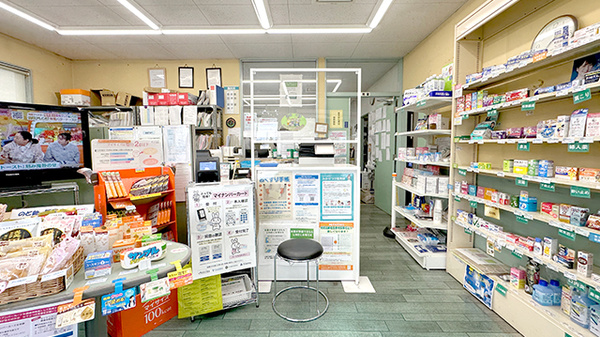 西島薬局の受付/カウンター