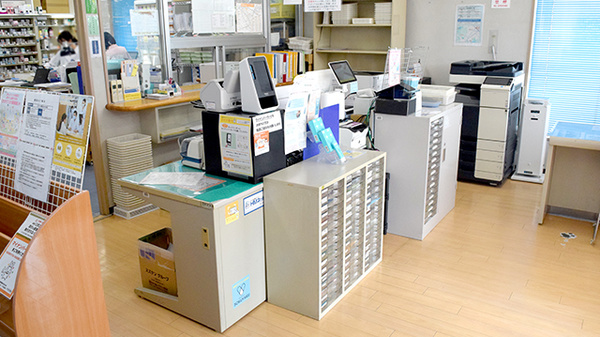 エスマイル薬局かがみやま店の受付/カウンター