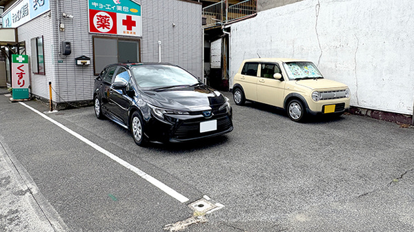 キョーエイ薬局さくらの駐車場