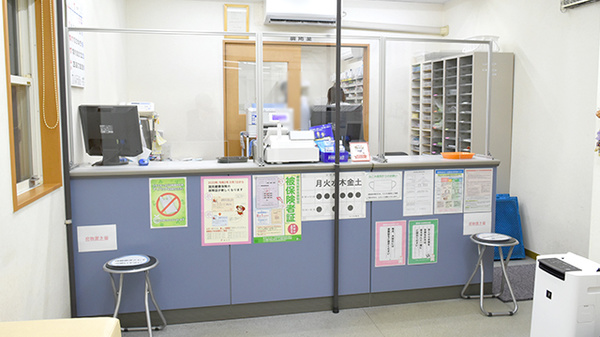 なごみ薬局の受付/カウンター
