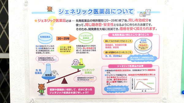 なごみ薬局のジェネリック対応
