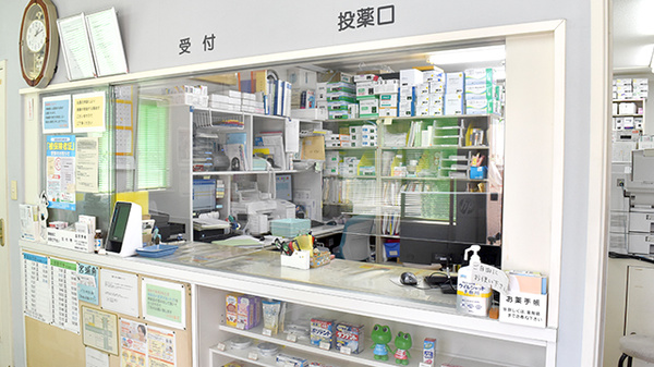 みのり薬局の受付/カウンター