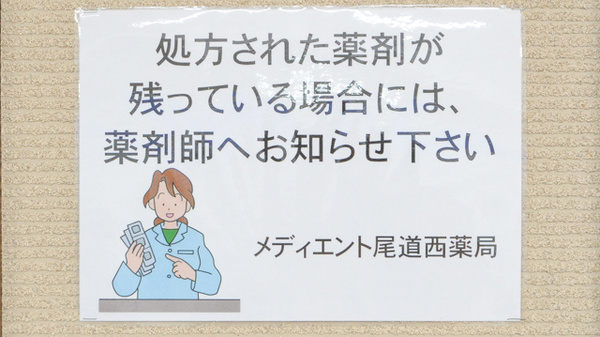 メディエント尾道西薬局の残薬回収サービス