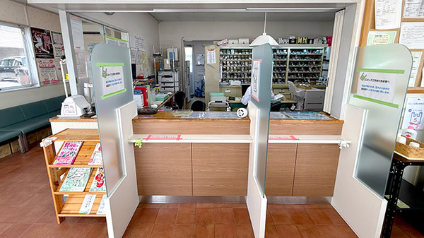 もみじ薬局沼田店の受付/カウンター