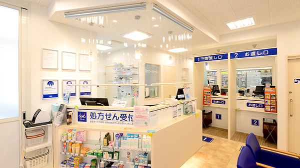 クオール薬局神石高原店の受付/カウンター