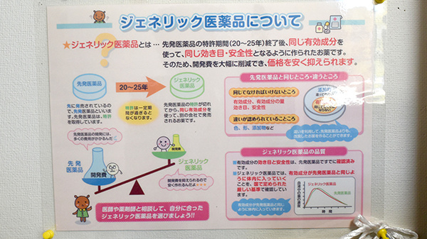 東手城薬局のジェネリック対応