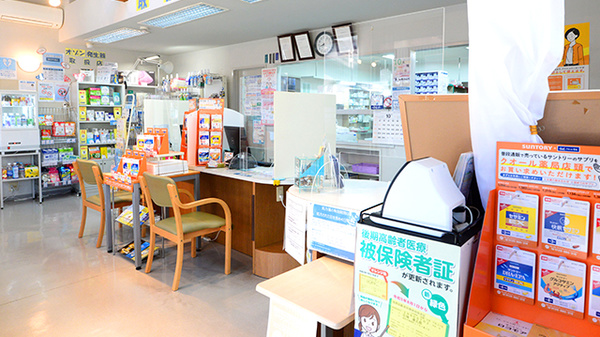 クオール薬局飯山町店の受付/カウンター