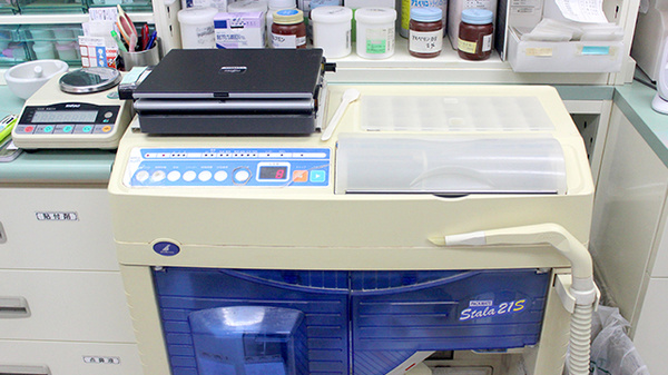 安田薬局木太店の調剤器具