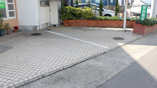 安田薬局木太店の駐車場