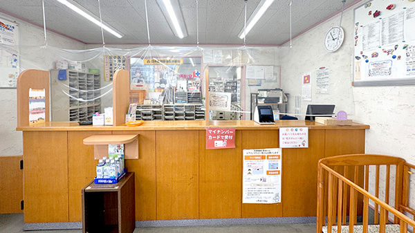 いちご薬局の受付/カウンター