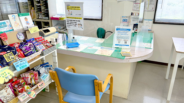 まごころ薬局の受付/カウンター