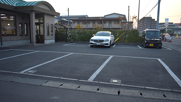 有限会社伊勢薬局本庄店の駐車場