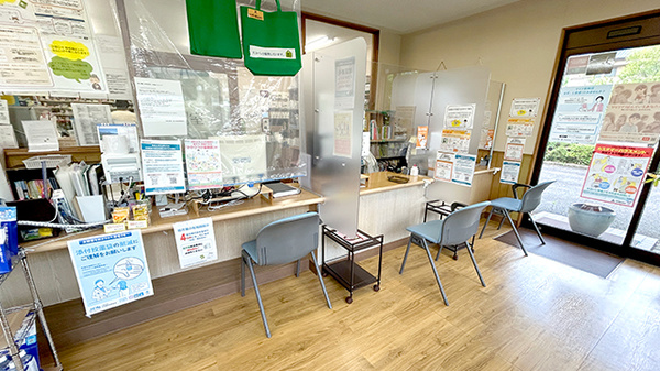 佐賀北薬局 富士大和温泉病院前店の受付/カウンター