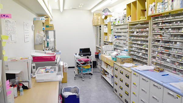 くすり箱薬局の調剤室