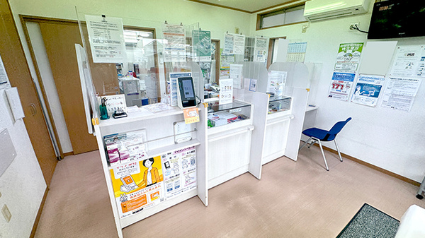 たべい薬局上柴店の受付/カウンター