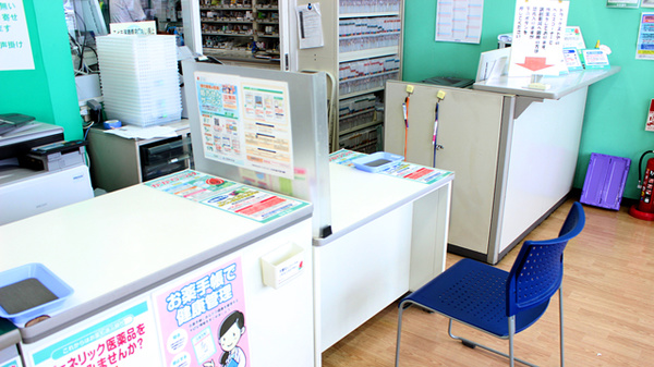 セキ薬局　春日部中央店の受付/カウンター