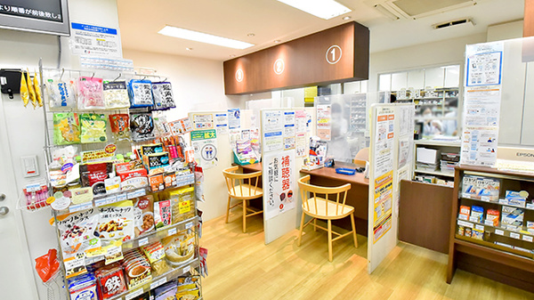 トリム薬局 さいたま店の受付/カウンター