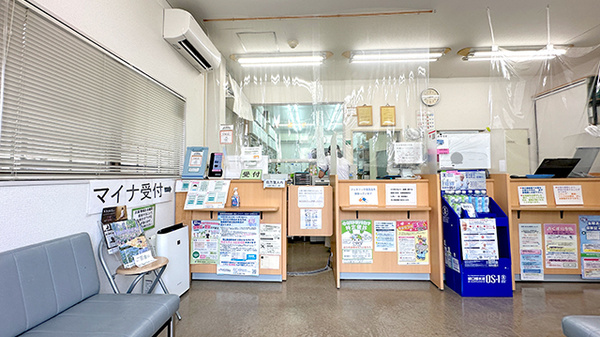 ひばり薬局つばき店の受付/カウンター
