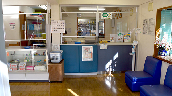 リズム薬局日進店の受付/カウンター