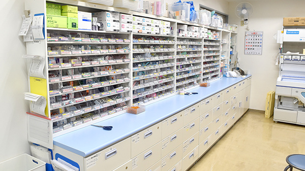 大成薬局の調剤室