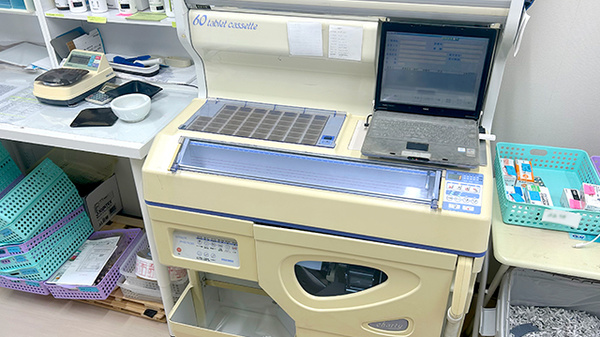 鶴ヶ島中央薬局鶴ヶ島店の調剤器具