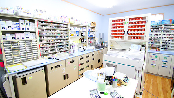 くすき調剤薬局の調剤室
