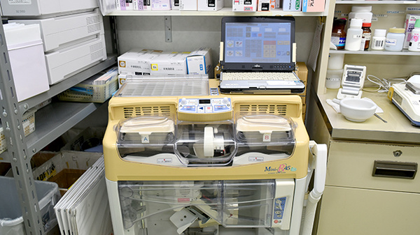 くすの木調剤薬局の調剤器具