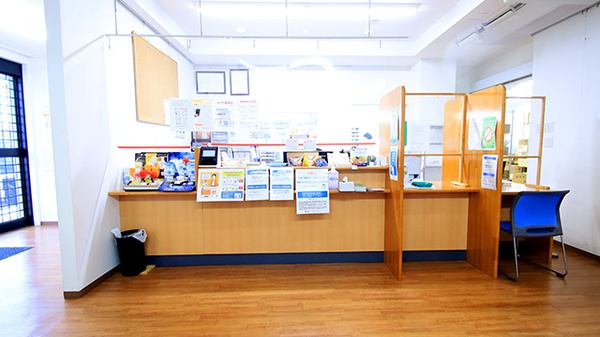 大木薬局 鵜方店の受付/カウンター
