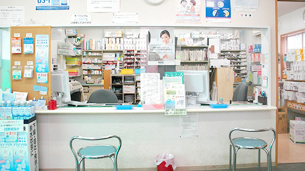 アカダ薬局　羽山店の受付/カウンター