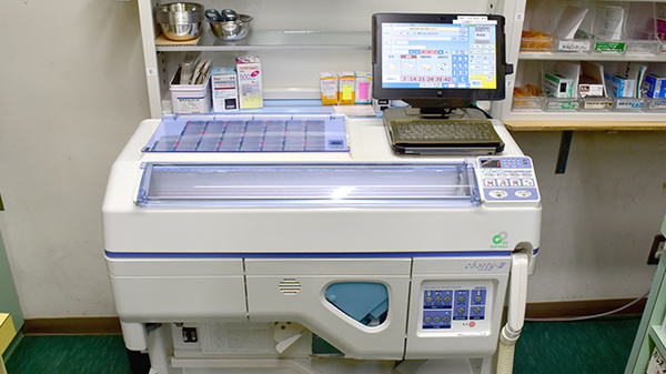 ひらき薬局の調剤器具